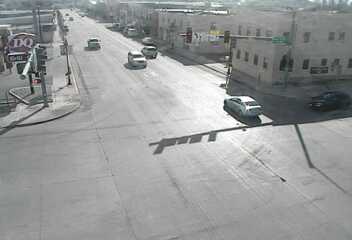 US 160 - US-160  215.70 WB @ Monte Vista - Traffic furthest from camera is travelling East - (13819) - Denver and Colorado