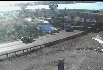 I-25 - I-25 213.65 SB @ I-70 West - Traffic closest to camera is travelling South - (13887) - Denver and Colorado