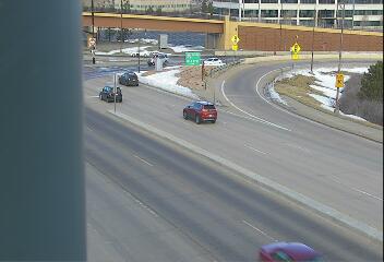 I-25 - I-25  193.00 SB @ Lincoln Ave - Traffic in lanes farthest from camera moving West on Lincoln - (10120) - Denver and Colorado