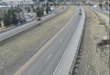 I-70 - I-70  165.95 WB : 0.6 mi W of Nottingham Rd/Avon Rd - Traffic closest to camera is travelling West - (13959) - Denver and Colorado