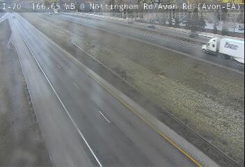 I-70 - I-70  166.65 WB @ Nottingham Rd/Avon Rd - Traffic furthest from camera is travelling East - (13960) - Denver and Colorado