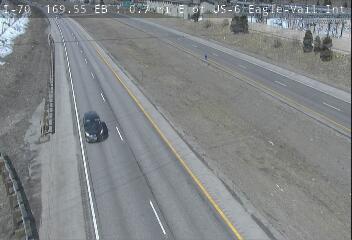 I-70 - I-70  169.60 EB : 0.7 mi E of US-6 Eagle Int - Traffic furthest from camera is travelling West - (13941) - Denver and Colorado