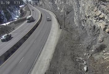 I-70 - I-70  171.75 WB : 0.5 mi E of US-24/US-6 Int - Traffic closest to camera is travelling West - (13967) - Denver and Colorado