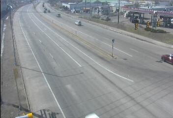 US 85 - US-85  Santa Fe Dr @ Union Ave - Traffic in lanes farthest from camera moving South - (10624) - Denver and Colorado