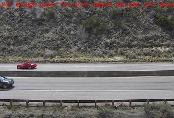 I-70 - I-70  054.40 WB @ Debeque - East Bound Traffic - (14084) - Denver and Colorado