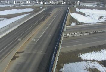 I-76 - I-76  016.50 EB @ Sable Blvd - North Bound Traffic - (14110) - Denver and Colorado