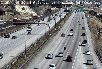 I-25 - I-25 146.20 NB @ Garden of the Gods - Roadway - (14171) - Denver and Colorado