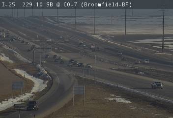 I-25 - I-25  229.10 SB @ CO-7 - Traffic furthest from camera is travelling North - (14197) - Denver and Colorado