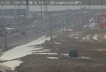 I-25 - I-25  229.10 SB @ CO-7 - Traffic closest to camera is travelling South - (14198) - Denver and Colorado