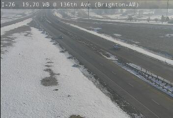 I-76 - I-76  019.70 WB @ 136th Ave - Traffic in lanes closest to camera moving East - (14172) - Denver and Colorado