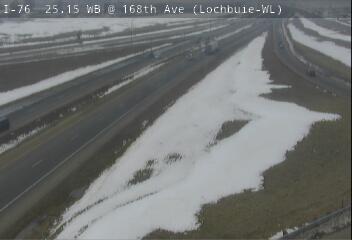 I-76 - I-76  025.15 WB @ 168th Ave - Traffic in lanes closest to camera moving West - (14175) - Denver and Colorado