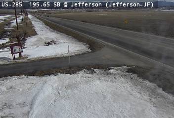 US 285 - US-285  195.65 SB @ Jefferson - Traffic furthest from camera is travelling East - (14178) - Denver and Colorado