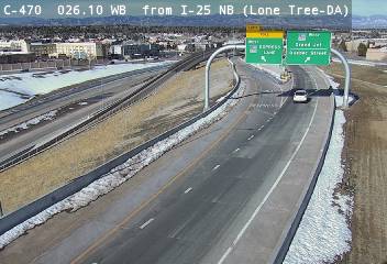 C-470 - C-470  26.05 WB From I-25 NB - C470 East and West bound traffic - (14206) - Denver and Colorado