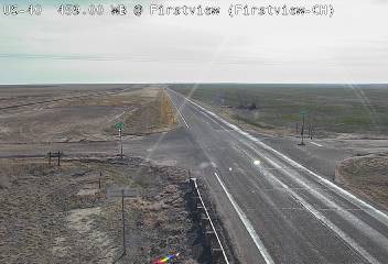US 40 - US-40  459.70 WB @ CO-34 Firstview - Traffic furthest from camera traveling East - (14210) - Denver and Colorado