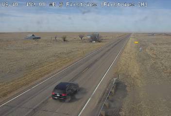 US 40 - US-40  459.70 WB @ CO-34 Firstview - Traffic closest to camera is moving West - (14211) - Denver and Colorado