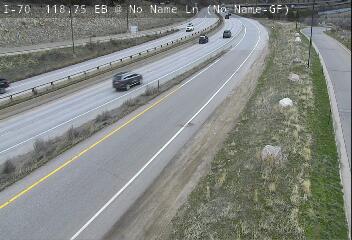 I-70 - I-70  118.75 EB @ No Name Ln. - Traffic closest to camera is travelling East - (14297) - Denver and Colorado