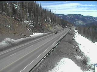 US 160 - US-160  168.25 EB Wolf Creek Tunnel - Traffic furthest from traffic is travelling West - (14365) - Denver and Colorado