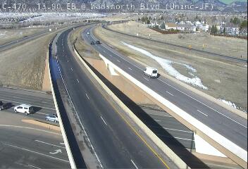 C-470 - C-470  013.90 EB @ Wadsworth Blvd - Traffic furthest from camera is travelling West - (14296) - Denver and Colorado