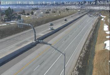 C-470 - C-470  014.30 WB  0.5 mi E of Wadsworth Blvd - Traffic closest to camera is travelling West - (14347) - Denver and Colorado