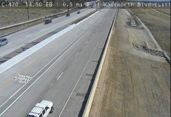 C-470 - C-470  014.50 EB : 0.7 mi E of Wadsworth Blvd - Traffic closest to camera is travelling East - (14306) - Denver and Colorado