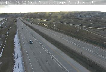 C-470 - C-470  015.50 WB @ Platte Canyon Rd - Traffic furthest from camera is travelling East - (14310) - Denver and Colorado