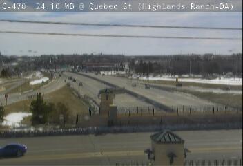 C-470 - C-470  024.15 WB @ Quebec St. - Traffic furthest from camera is travelling East - (14288) - Denver and Colorado