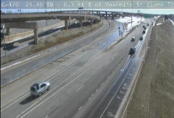 C-470 - C-470  025.85 EB  0.25 mi E of Yosemite St - Traffic closeset to camera is travelling East - (14313) - Denver and Colorado
