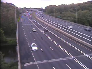 CAM 11 Manchester I-84 EB Exit 60 - Rt. 6 & 44 (Middle Tpke. W.) (Traffic closest to the camera is traveling EAST) - Connecticut