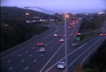 CAM 130 New Haven I-91 NB Exit 5 - State St. (Traffic closest to the camera is traveling NORTH) - Connecticut