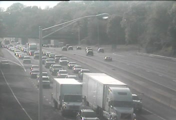 CAM 35 Westport I-95 NB Exit 18 - Sherwood Is. Connector (Traffic closest to the camera is traveling NORTH) - USA