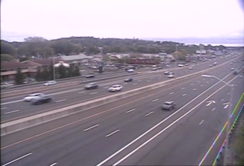CAM 80 East Haven I-95 SB Exit 51 - Rt. 1 (Frontage Rd.) (Traffic closest to the camera is traveling SOUTH) - USA