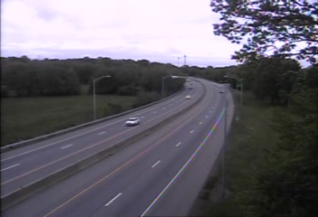 CAM 144 Guilford I-95 NB Exit 59 - Goose Ln. (Traffic closest to the camera is traveling NORTH) - Connecticut
