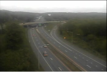 CAM 193 East Lyme I-95 SB Exit 75 - Rt. 1 (Boston Post Rd.) (Traffic closest to the camera is traveling SOUTH) - Connecticut