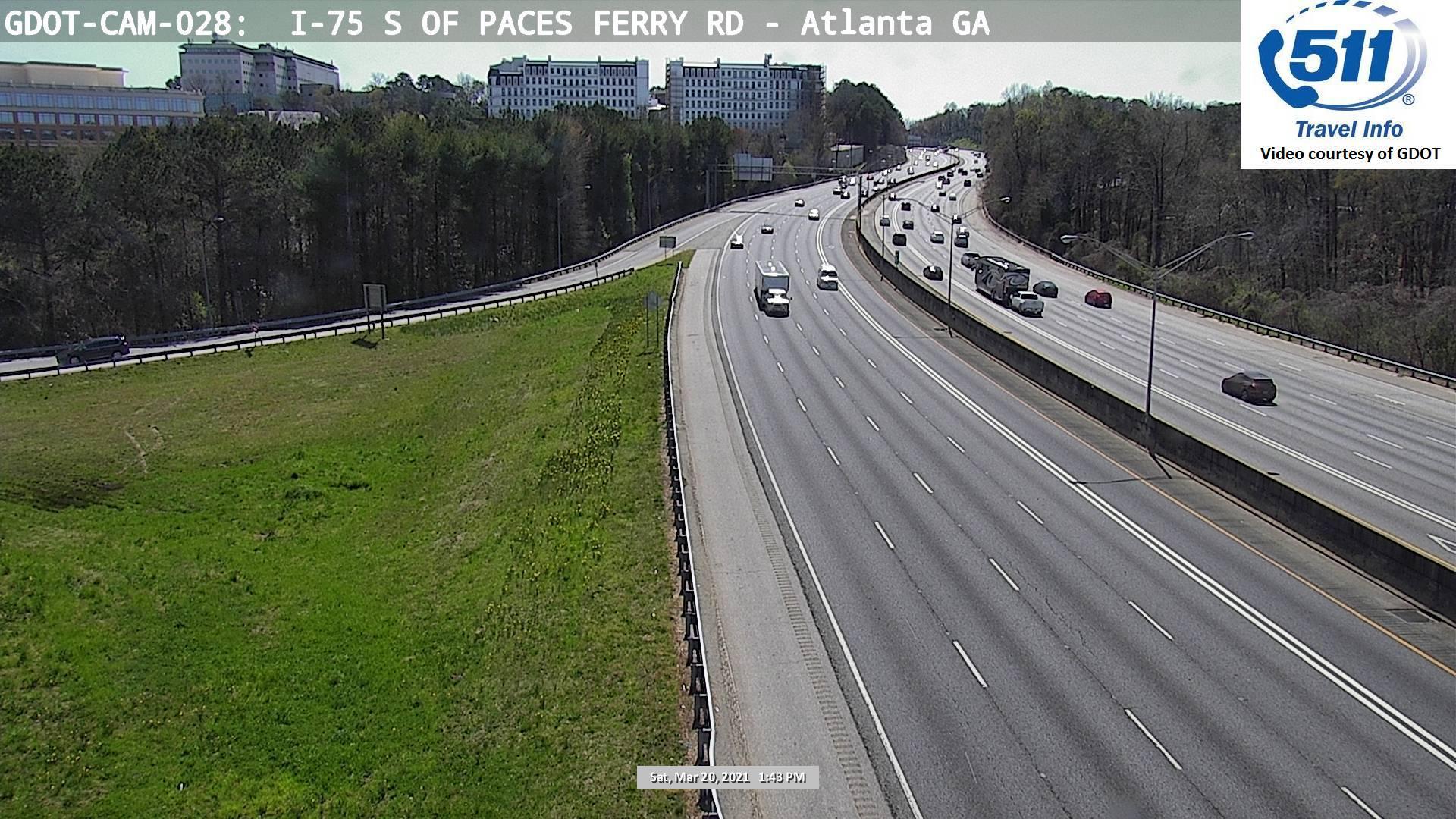 I-75 : S OF PACES FERRY RD (N) (5048) - Atlanta and Georgia