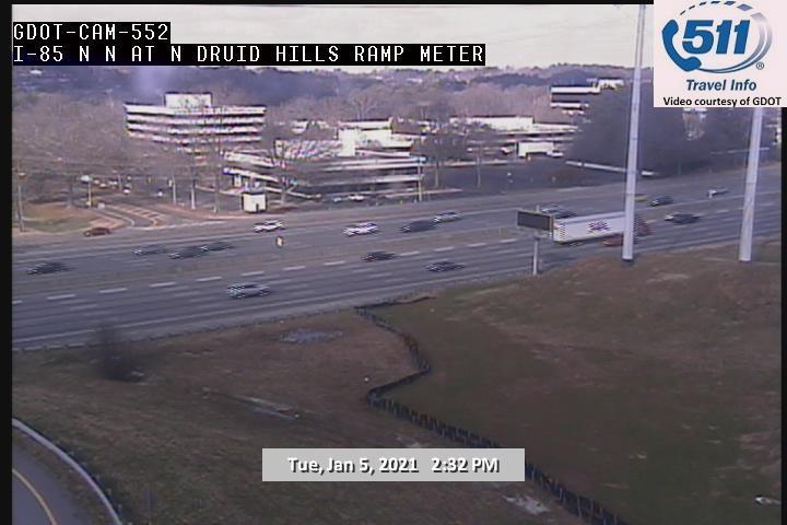 I-85 : N DRUID HILLS RAMP METER (N) (5215) - Atlanta and Georgia