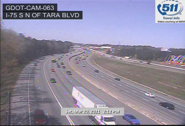 I-75 : N OF TARA BLVD (S) (5246) - Atlanta and Georgia