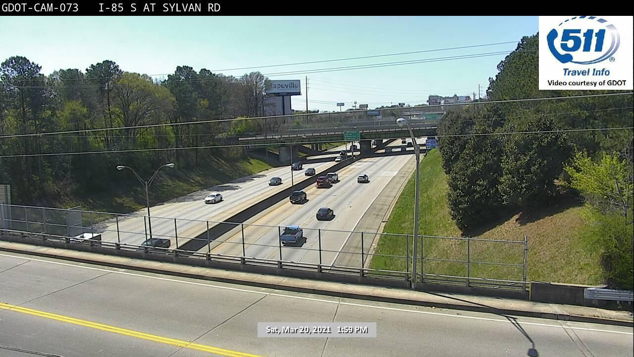 I-85 : SYLVAN RD (S) (5295) - Atlanta and Georgia
