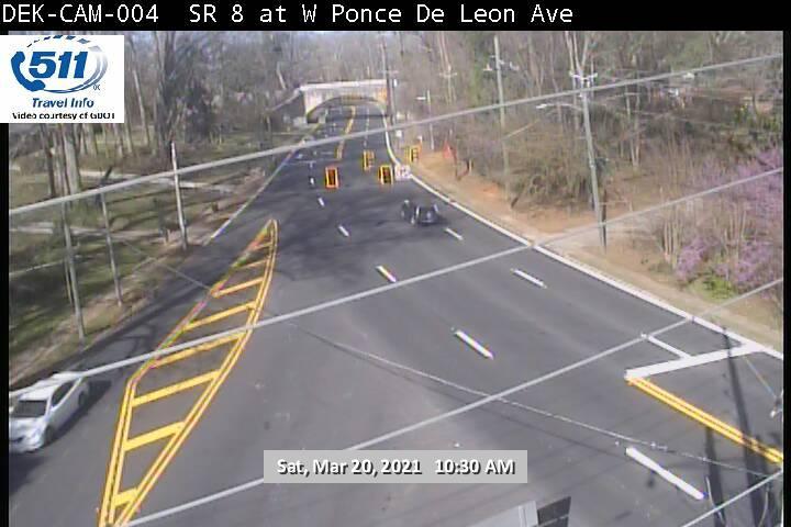 SR 8 (Scott Blvd) : W Ponce De Leon Ave (E) (9161) - Atlanta and Georgia