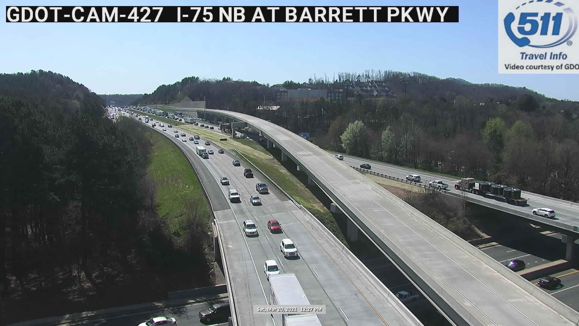 I-75 : BARRETT PKWY (N) (5154) - Atlanta and Georgia