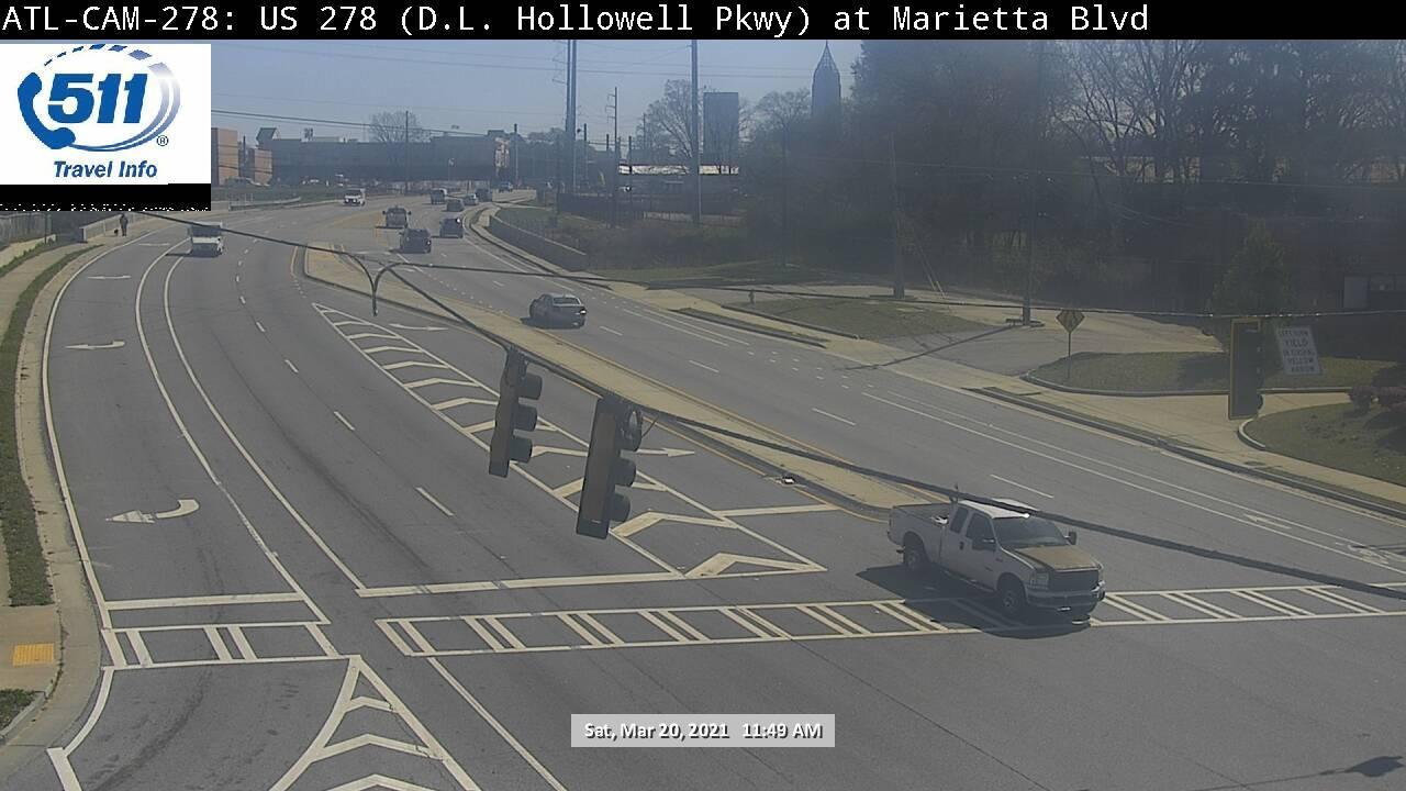 SR 8 (Hollowell Pkwy) : Marietta Blvd (E) (13319) - Atlanta and Georgia