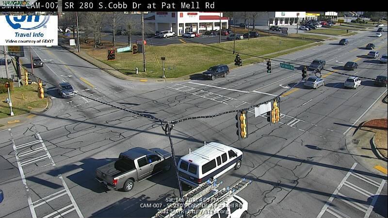 SR 280/S Cobb Dr : Pat Mell Rd (N) (13758) - Atlanta and Georgia