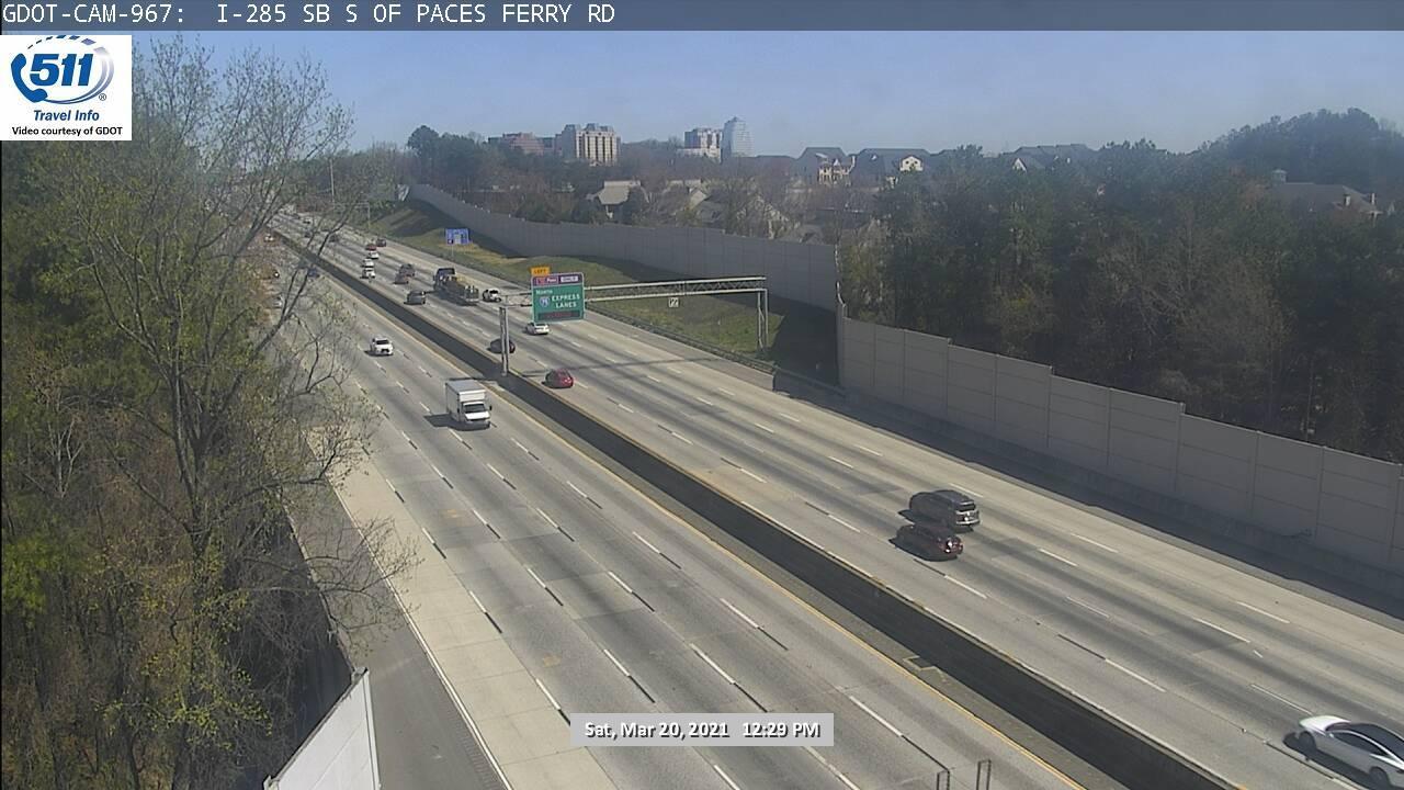 I-285 : S OF PACES FERRY RD (S) (5405) - USA