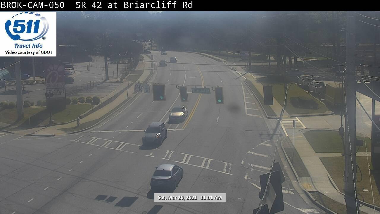 SR 42 / N Druid Hills Rd : Briarcliff Rd (E) (9102) - Atlanta and Georgia