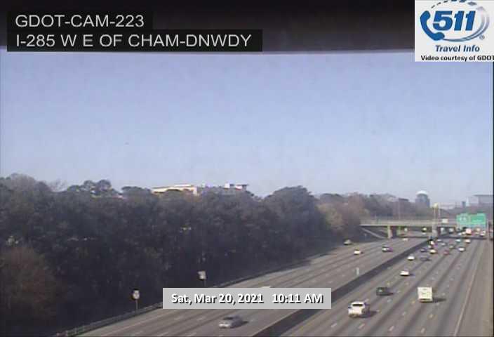 I-285 : E OF CHAM-DNWDY (W) (4989) - Atlanta and Georgia