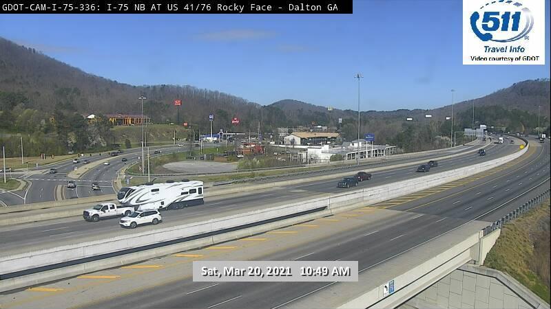 I-75 : US 41/76 - Rocky Face (N) (13659) - Atlanta and Georgia