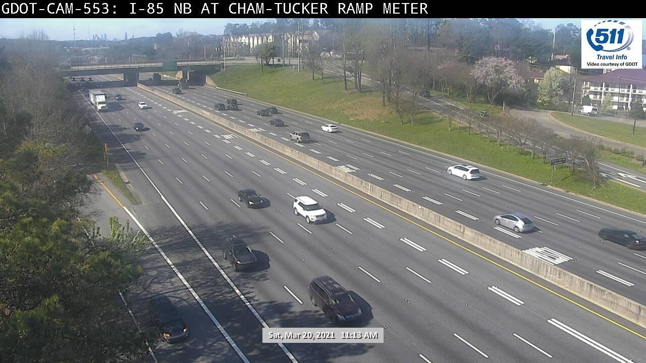 I-85 : CHAM TUCKER RAMP METER (N) (5216) - Atlanta and Georgia