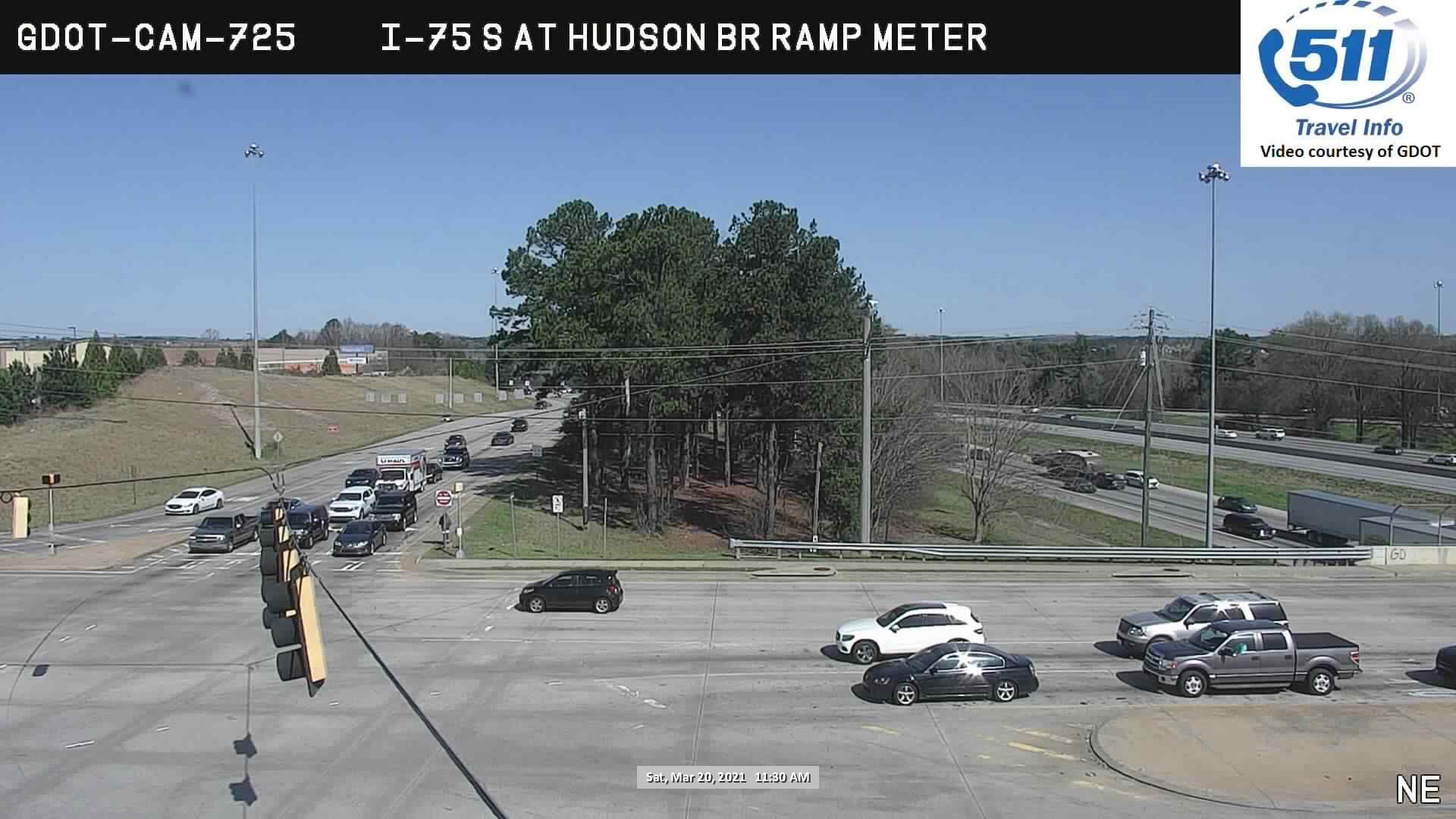 I-75 : HUDSON BR RAMP METER (S) (5943) - Atlanta and Georgia