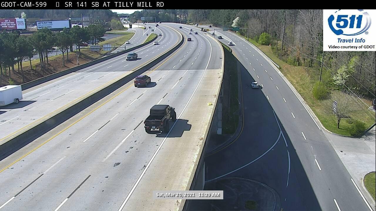 SR 141 : TILLY MILL RD (S) (5242) - Atlanta and Georgia