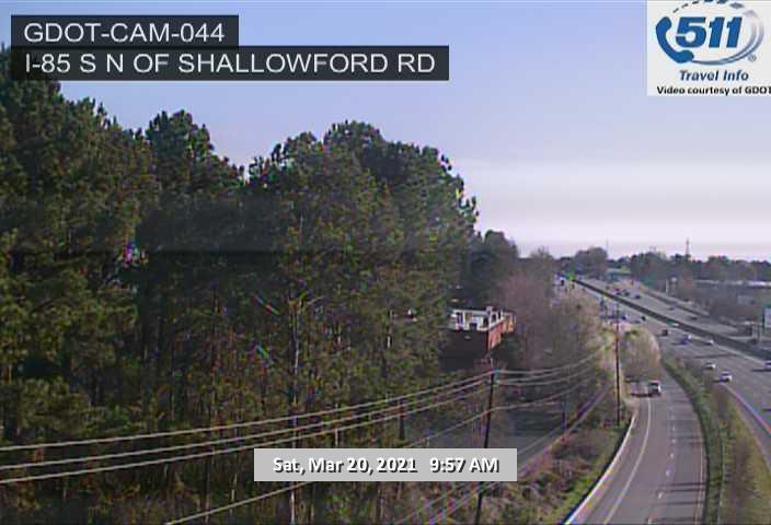 I-85 : N OF SHALLOWFORD RD (S) (5168) - Atlanta and Georgia