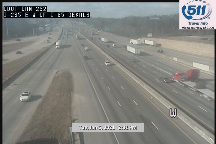 I-285 : W OF I-85 (DEKALB) (E) (4999) - Atlanta and Georgia